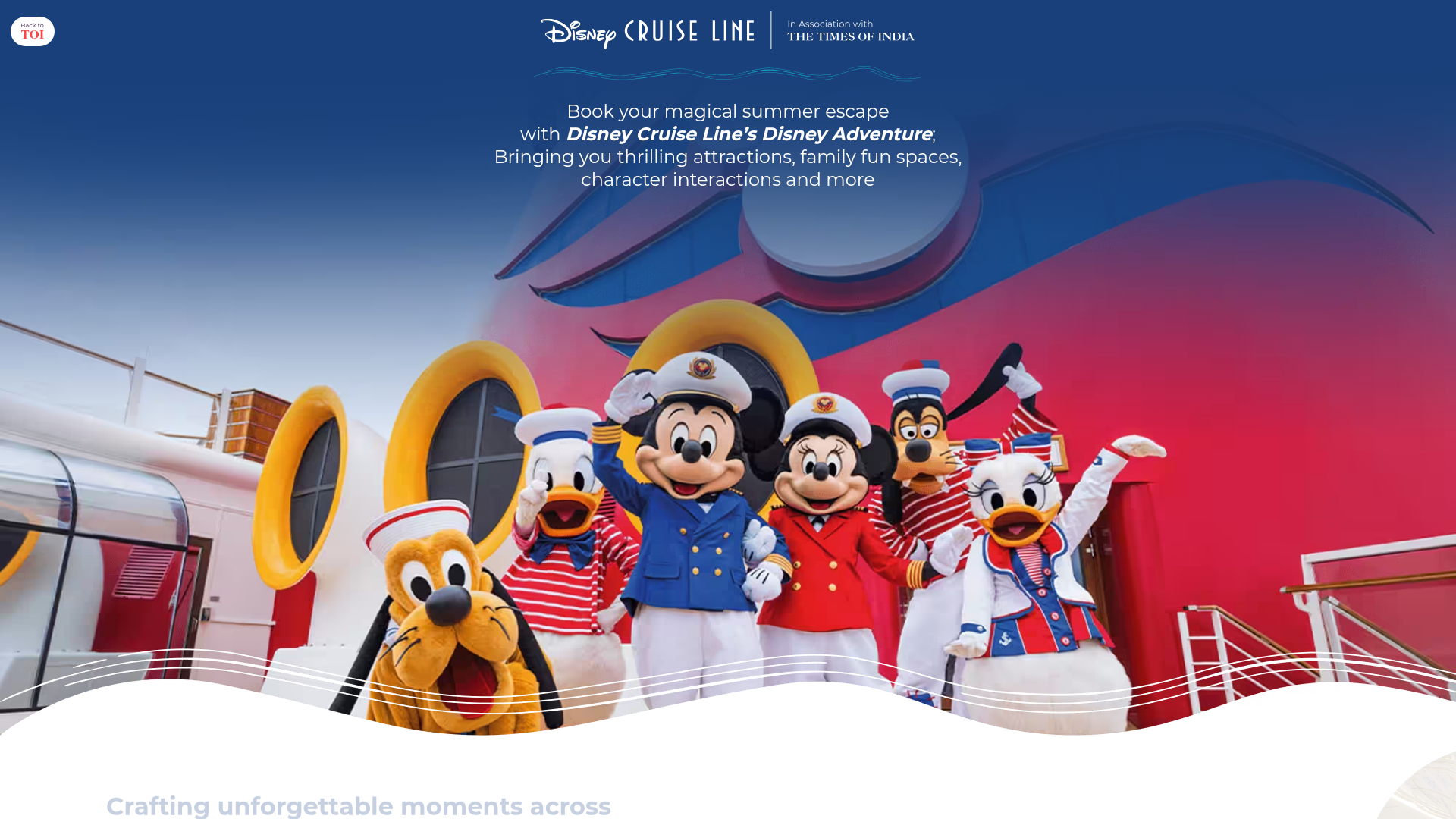 Disney Adventure immersive editorial experience